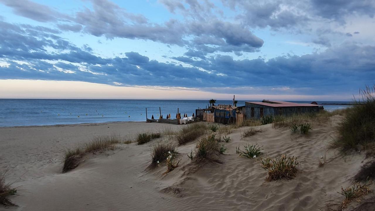 Appartement Avec Vaste Terrasse A 30 M Des Dunes Agde Kültér fotó